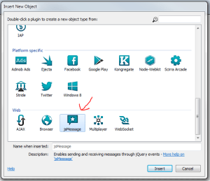 jsMessageInsertNewObject