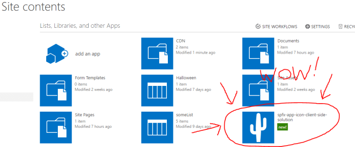 Classic Site Contents