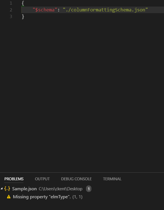 VerboseColumnFormatting